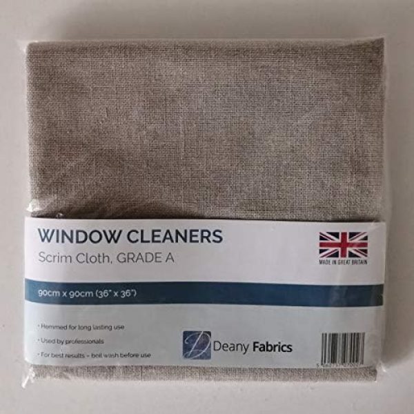 Deany Fabrics, Window Cleaning Cloths, Professional GRADE A Scrim Cloths for Window Cleaning, for a Professional Finish, Large 90cm x 90cm Amazon.co.uk: Home & Kitchen